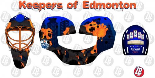 Edmonton Oilers Helmet Presentation